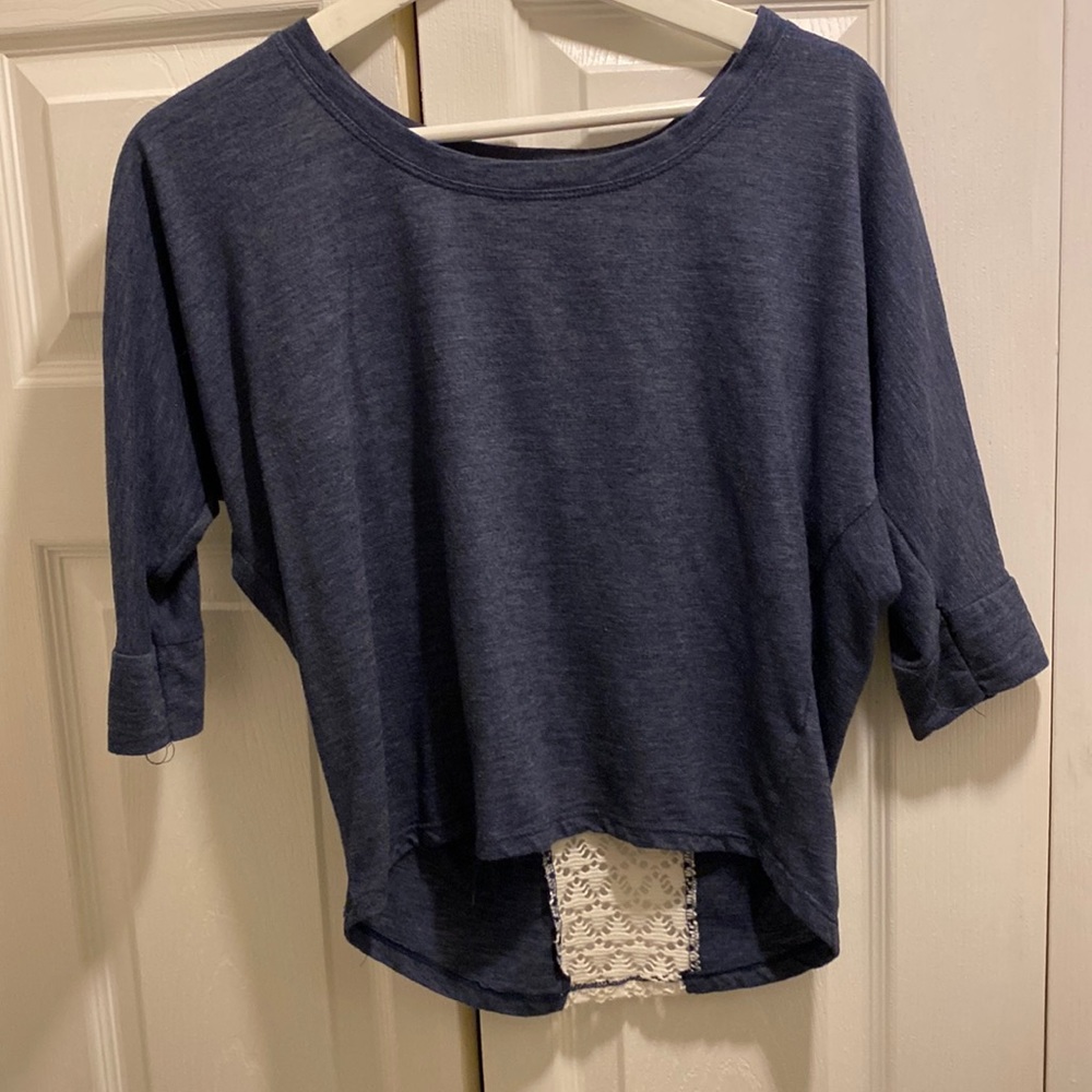 Delia's Womens Small Shirt 3/4 sleeve